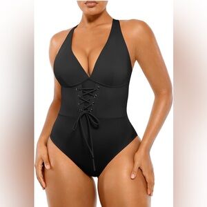 SHAPELLX Women One Piece Swimsuits Bathing Suits Slimming Swimwear